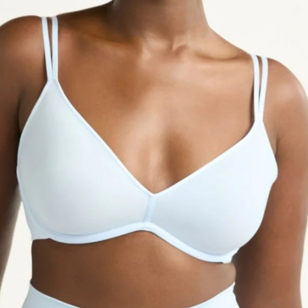 Women's Scoop Spacer Bra   Various Sizes   Light Blue   NWT